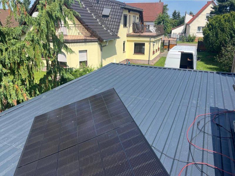 Acoperiș pregătit pentru panouri solare